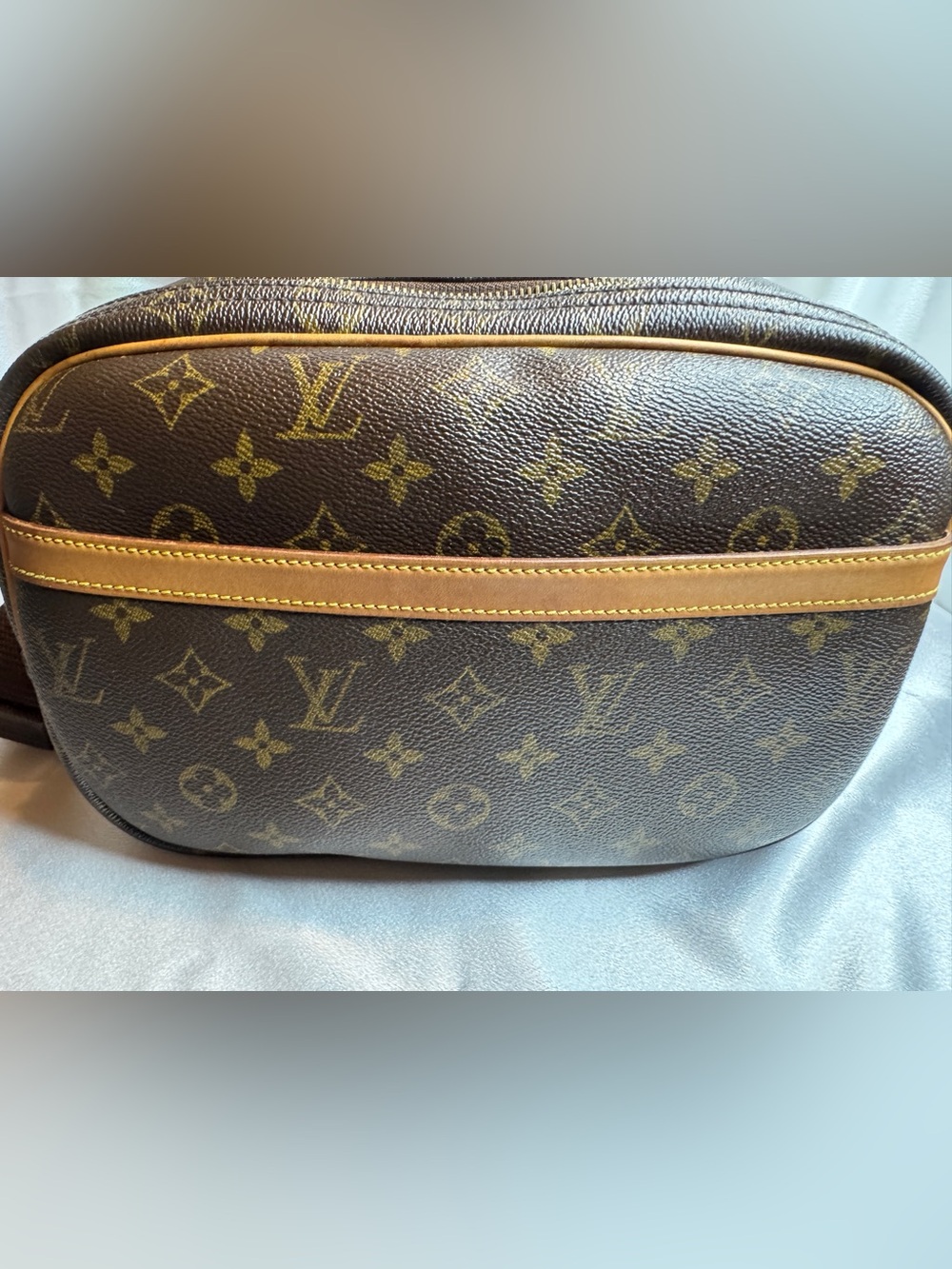 Louis Vuitton Reporter PM Brown LV Monogram Shoulder / Crossbody Bag with COA